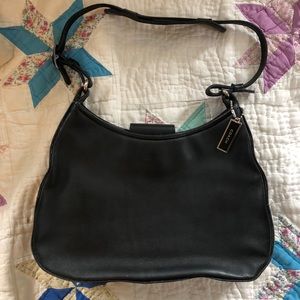 Black leather Coach Bag